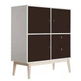 Furniture foil - plain brown 