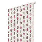 Mustertapete - Bunte Käfer - rosa 