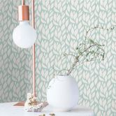 Mustertapete Floralis - mint 