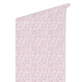 Mustertapete - Grafische Wellen -rosa 