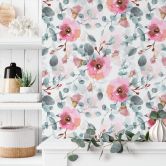 Patterned Wallpaper UN Designs - eucalyptus branches 