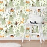 Mustertapete UN Designs - Waldtiere 