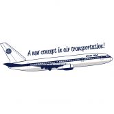 Wandtattoo PAN AM - Ab in die Luft 