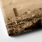 Leinwandbild Paris Skyline - Panorama 