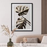 Poster 1X Studio - Goldene Monstera 