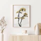 Poster Blühender Bonsai - Pflanzenposter - Amini 