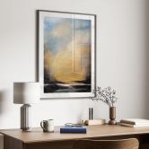 Poster Goldenes Licht am Abendhimmel - Bergius 