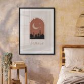 Poster Eid Mubarak bei Nacht 
