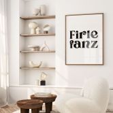 Typografie Poster Firlefanz 