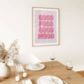 Poster Good food good mood - Fritsch 