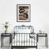 Poster Pop-Art Kunstdruck inspiriert von Daft Punk - Gomes 