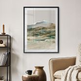 Plakat Abstrakte bjerge - Hobday 