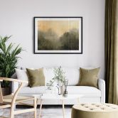 Poster Verborgenes Licht im Morgennebel - Hobday 