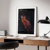 Poster James Webb Telescope - Kosmischer Wirbelsturm Herbig Haro 49/50 