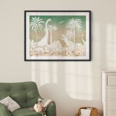 Poster Abenteuerreise zu den Dinosauriern - Ombre - Kikki Belle 