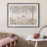 Poster Sprookjesbos met eenhoorns - Kikki Belle 