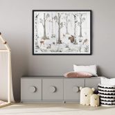 Kinderzimmer Poster Kikki Belle - Schönheit des Waldes 