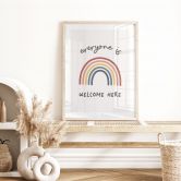 Siger plakat Alle er velkomne her - KsanaKalpa 