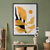Poster Kubistika - van Gogh style Flowers 