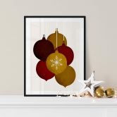 Poster Kubistika - Jingle Bells 