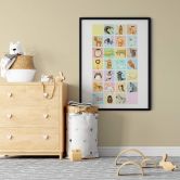 Poster Loske - Tierisches Alphabet - Englisch 