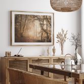 Poster Wald im morgendlichen Nebel - Maier 