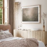 Palmen Poster Mystischer Regenwald im Nebel - Ms Tiff 