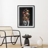 Plakat Astronaut med blomsterarrangement - Nicebleed 