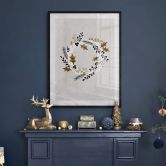 Poster Weihnachten - Festlicher Adventskranz - Orara Studio 