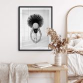 Poster Pentony MA - Ballerina Schwarz-Weiß 