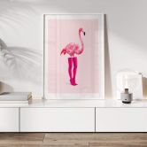 Poster Flamingo pink - Pozdniakov - Flaminciaga 