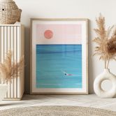 Poster Rivers - Sunset Swim 