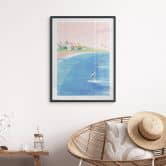 Poster Surfen an der Küste Australiens - Rivers 