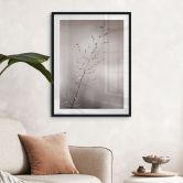 Poster mit Natur-Motiv - Grashalm mit Tautropfen - Sillen 