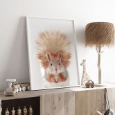Poster Kleines Eichhörnchen - Sisi & Seb 