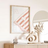 Poster Nostalgie de la plage et de la mer - Soley 