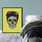 Poster Solti - Bunter Schädel 