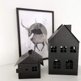 Poster Solti - Hirsch im Winter 