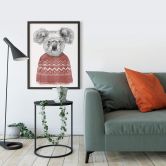 Poster Solti - Koala im Winter 