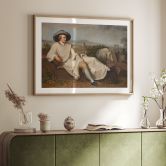 Plakat Tischbein - Goethe i den romerske campagna 