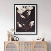 Poster Edle Magnolienblüten - Blumenposter - Treechild 