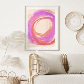 Poster Farbrausch im Kreis - Treechild 