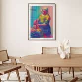 Poster Milchmagd - Pop Art - Treechild 