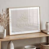 Poster Namaste mit Lotus - Treechild 