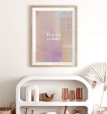 Poster Vrede is een keuze - Treechild 