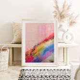 Poster Arc-en-ciel au-dessus de la ville - Treechild 