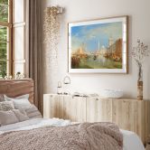 Poster Turner - Venetië, Dogana en S. Giorgio Maggiore 