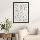 Poster Rosa Christrosen im Frühling - UN Designs 