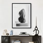 Poster Valevicius - Sinnliche Skulptur eines weiblichen Rückens 
