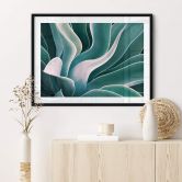 Poster Wechsler - Agave in de Ochtend 
